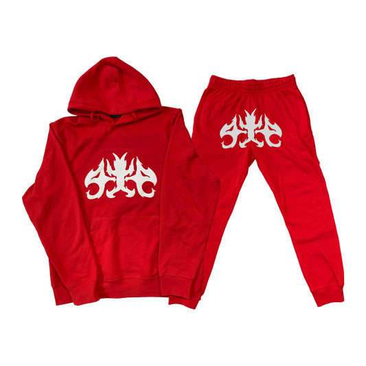 444 Red Sweatsuit